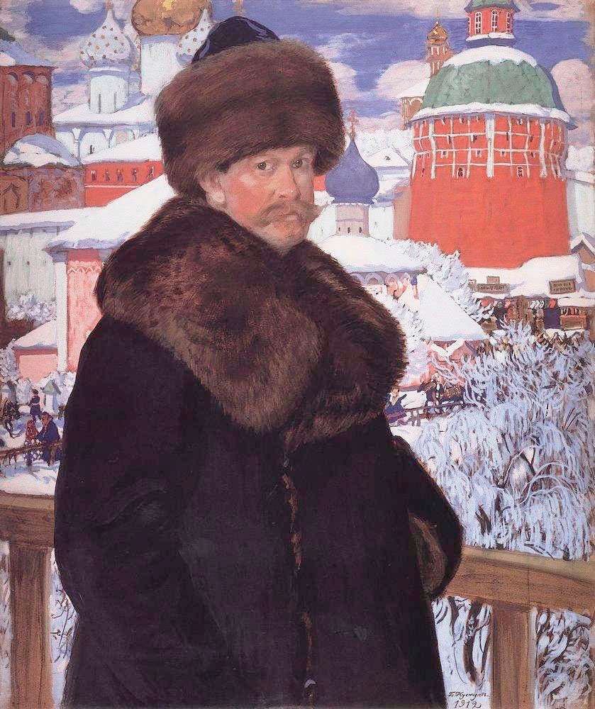 Omakuva tekijältä Boris Mikhailovich Kustodiev