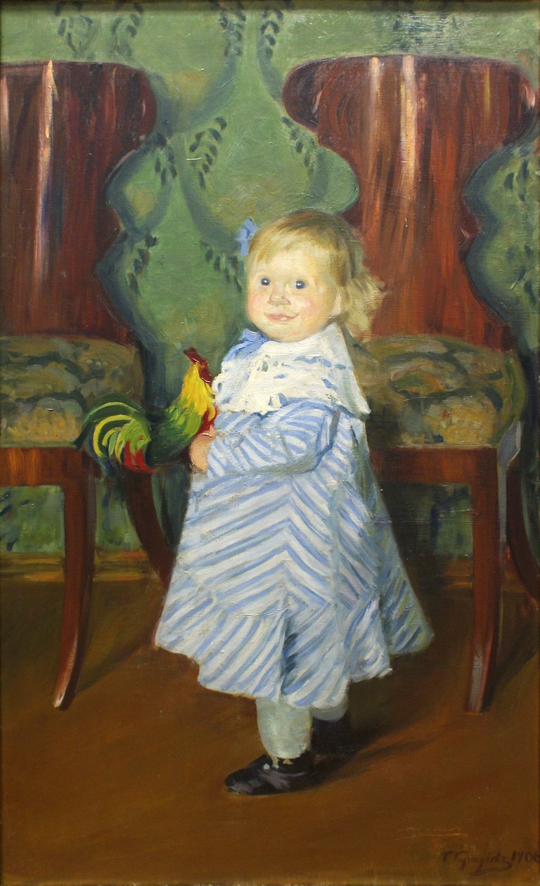 Taiteilijoiden tytär, Irina tekijältä Boris Mikhailovich Kustodiev
