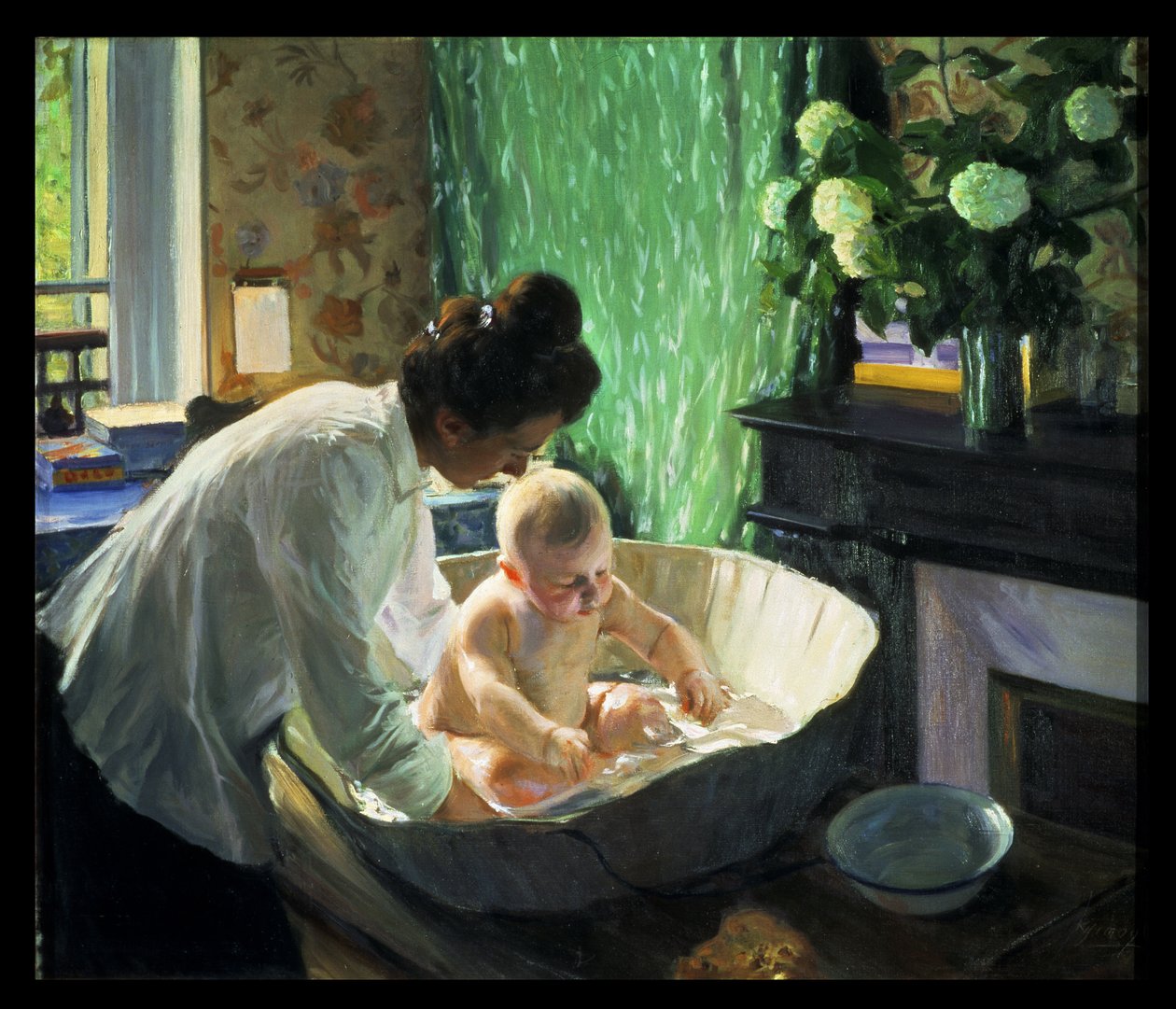 Aamu, 1910 tekijältä Boris Mikhailovich Kustodiev