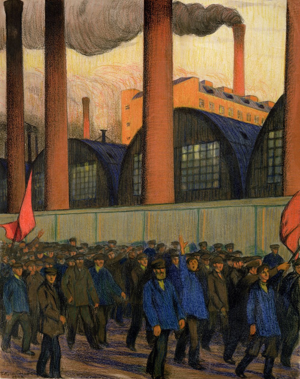 Lakko tekijältä Boris Mikhailovich Kustodiev