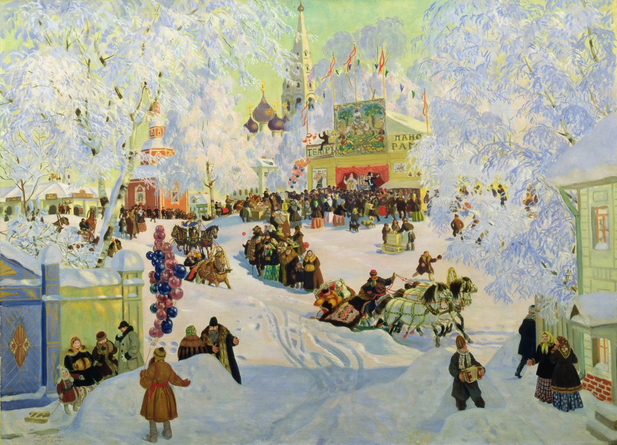 Laskaisuvesi, 1919 tekijältä Boris Mikhailovich Kustodiev
