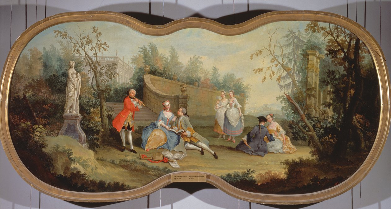 Musiikki, 1754 tekijältä Boris Vasilievich Sukhodolsky