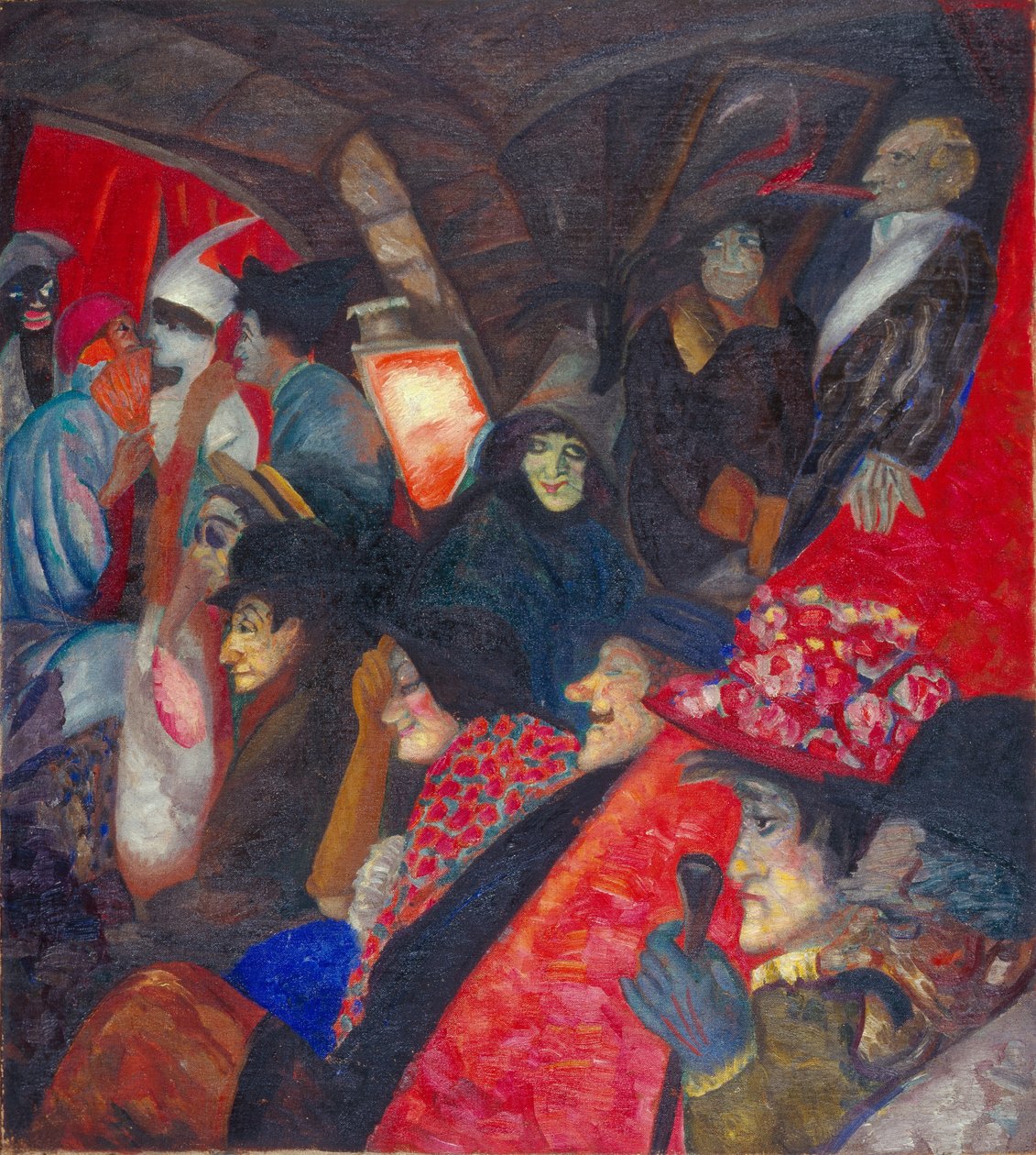 Cabaret Black Cat, 1913 tekijältä Boris Dmitrievich Grigoriev