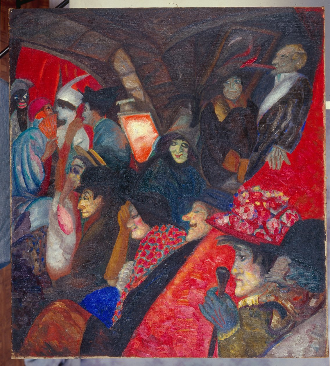 Cabaret Black Cat Pariisissa tekijältä Boris Dmitrievich Grigoriev