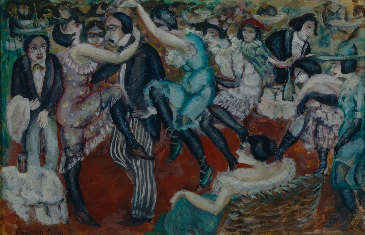 Laulava kahvila, 1913 tekijältä Boris Dmitrievich Grigoriev