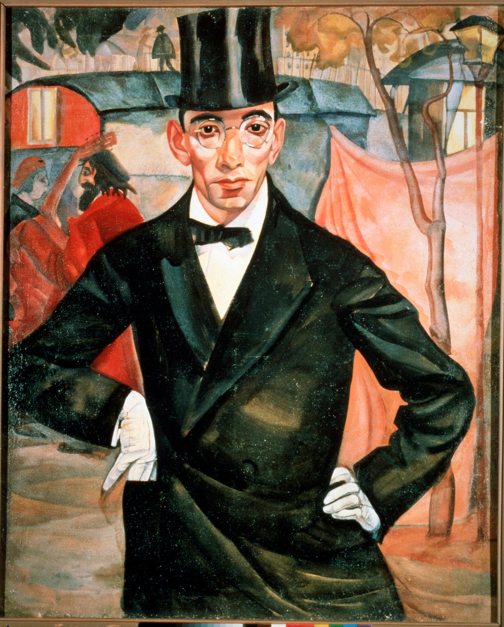 Taiteilijan ja valokuvaajan Miron Sherlingin muotokuva tekijältä Boris Dmitrievich Grigoriev