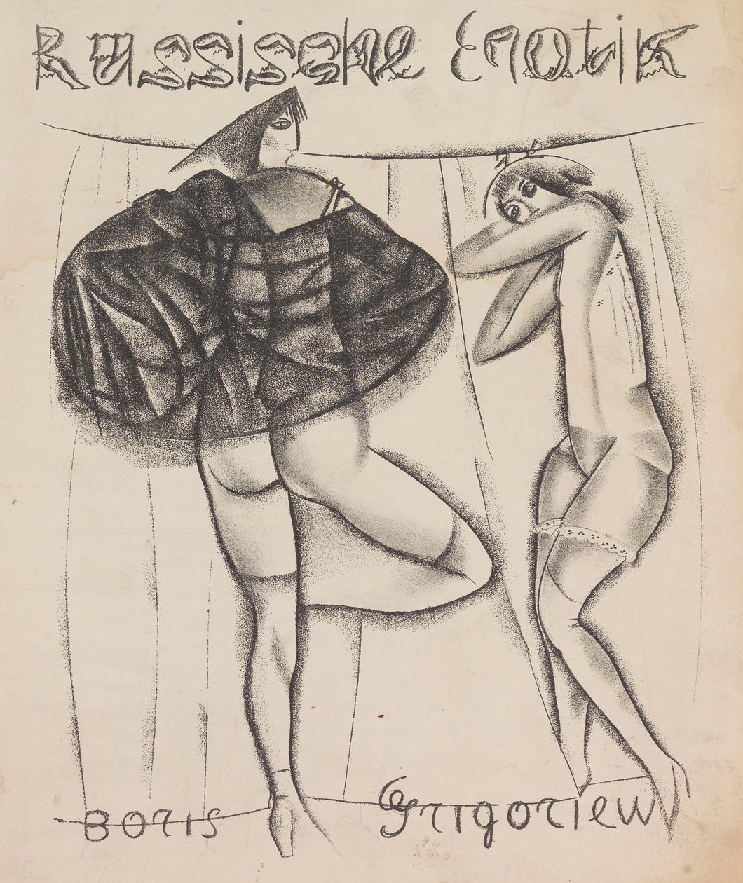 Venäläinen erotiikka, 1919. tekijältä Boris Dmitrievich Grigoriev