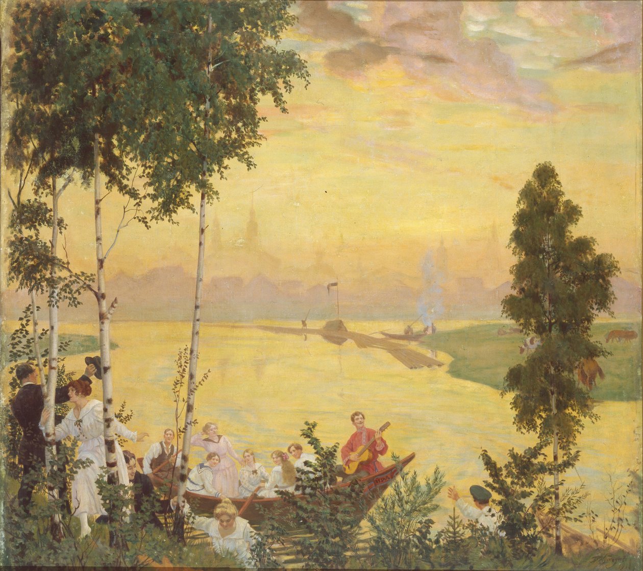 Maamatka, 1918 tekijältä Boris Mikhailovich Kustodiev
