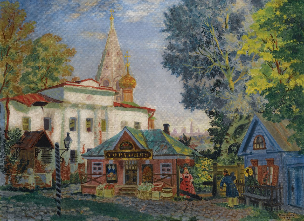 Maakunnassa 1920 tekijältä Boris Mikhailovich Kustodiev