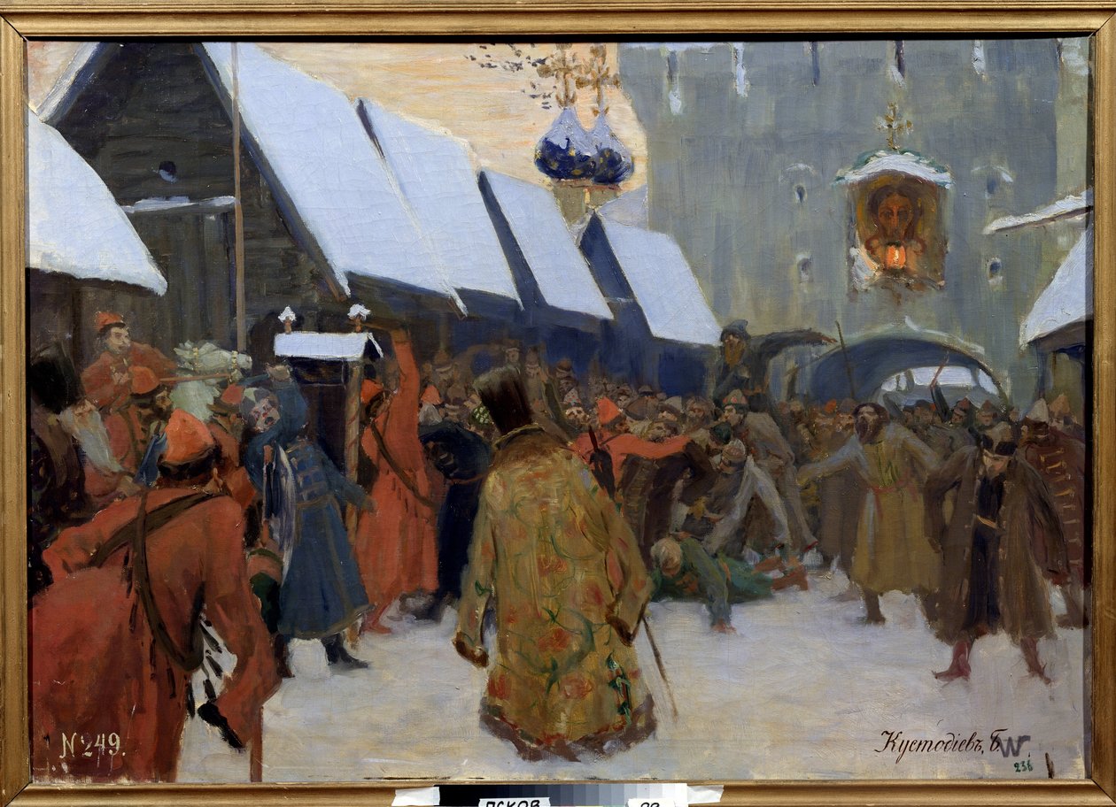 Kansan kapina bojaareja vastaan ​​(bojaari, bojaari). (People