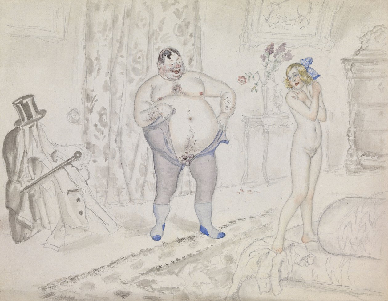 Late Night Rendezvous tekijältä Boris Mikhailovich Kustodiev