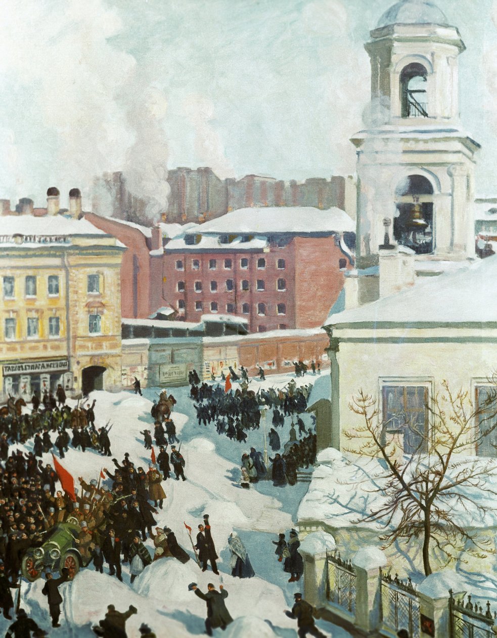 27. helmikuuta 1917, 1917 tekijältä Boris Mikhailovich Kustodiev