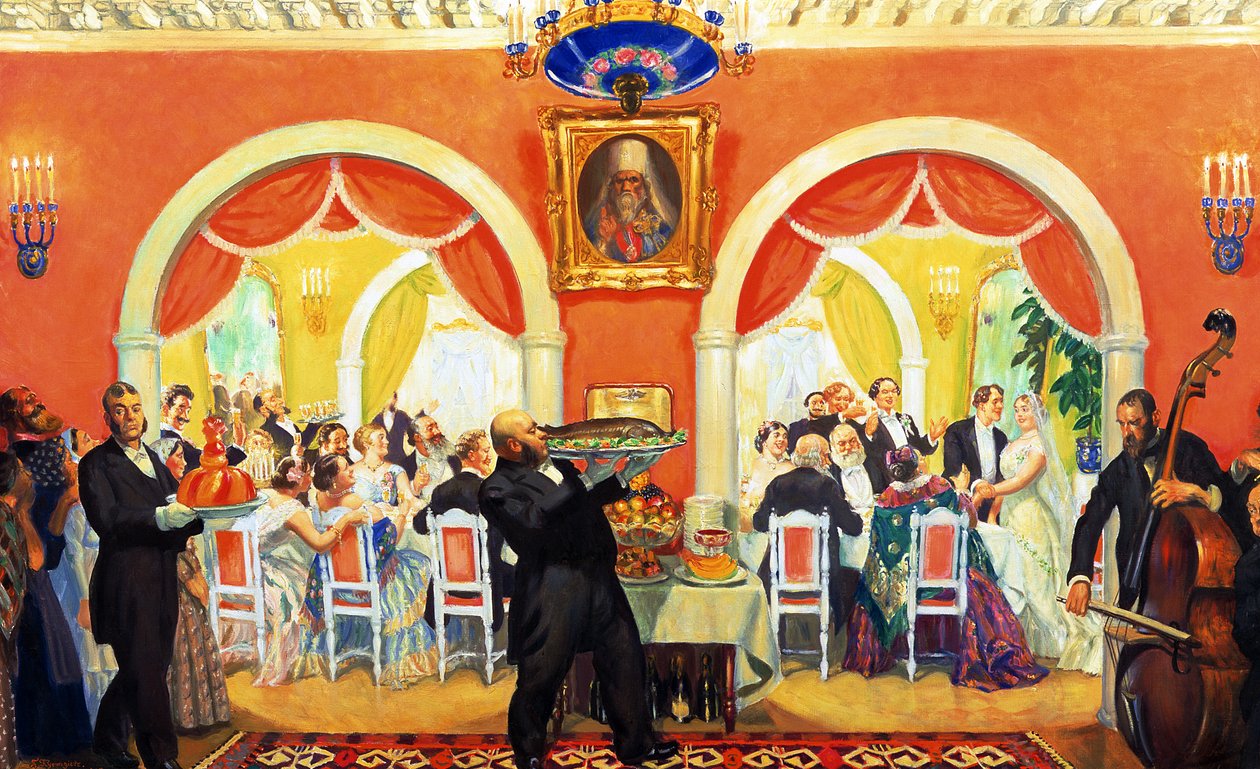 Hääjuhla tekijältä Boris Mikhailovich Kustodiev