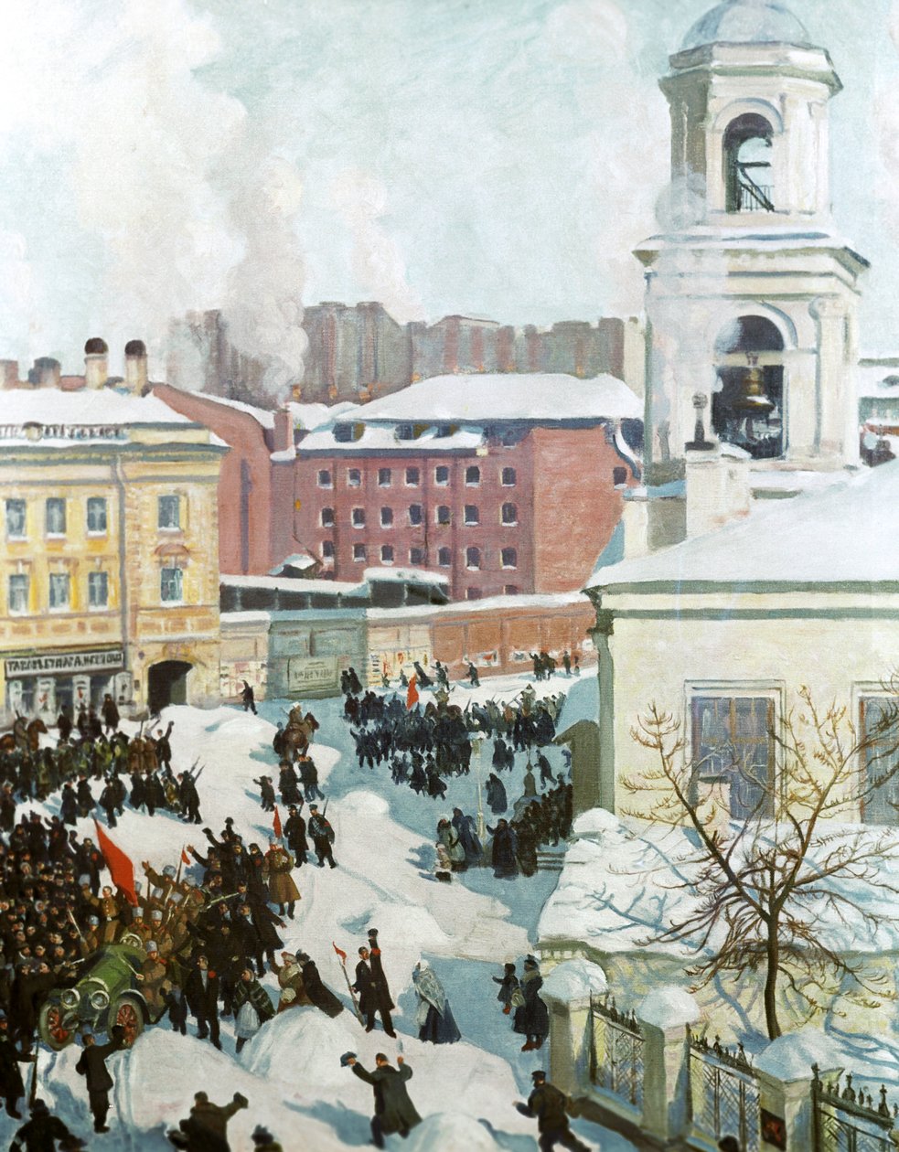 27. helmikuuta, 1917, 1917. tekijältä Boris Mikhailovich Kustodiev