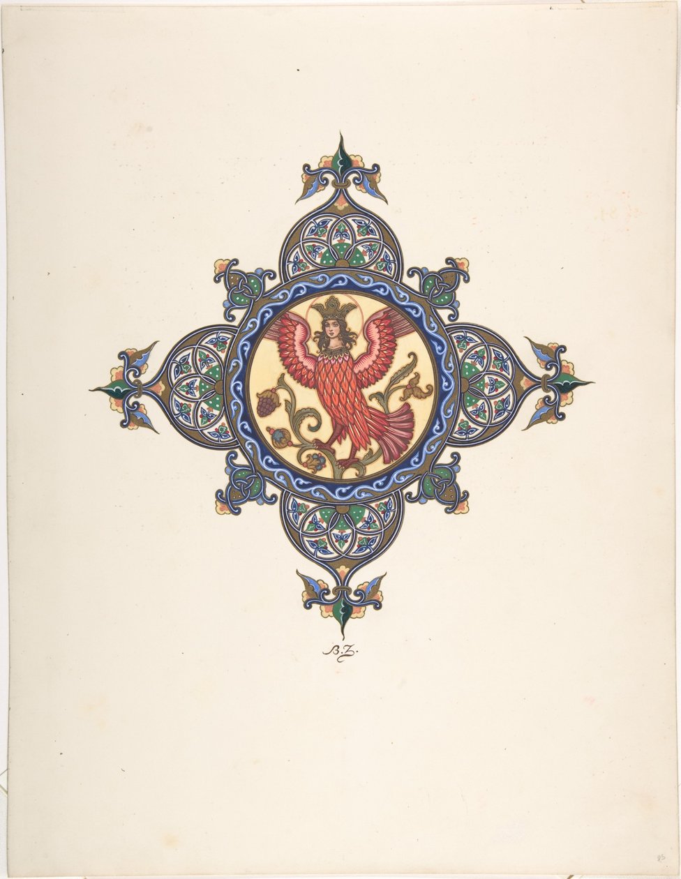 Firebird hahmona Tsarevna, c. 1925 tekijältä Boris Vasilievich Zvorykin