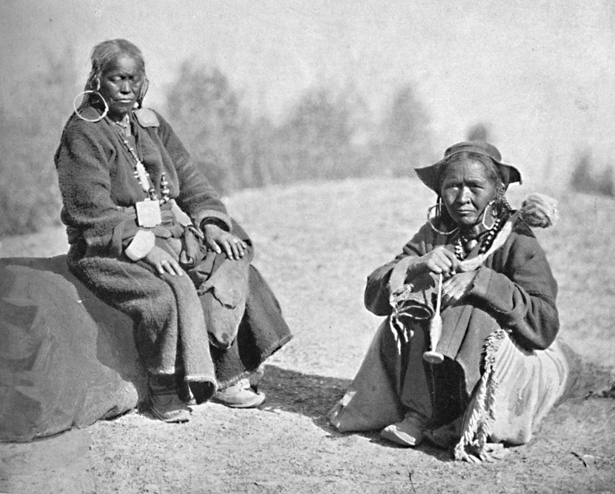 Ladakhin naiset tiibetistä, 1902 tekijältä Bourne and Shepherd