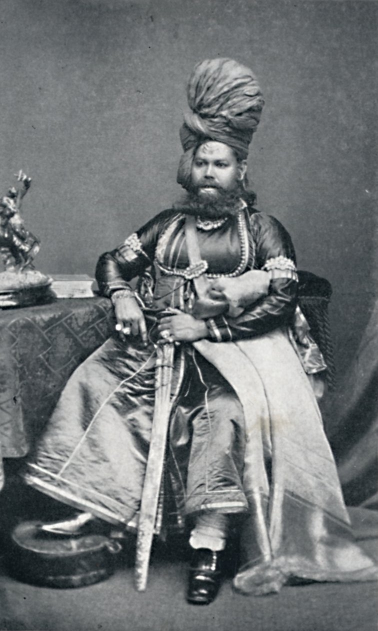 Panabin Maharaja, Bombayn presidentti, 1902 tekijältä Bourne and Shepherd