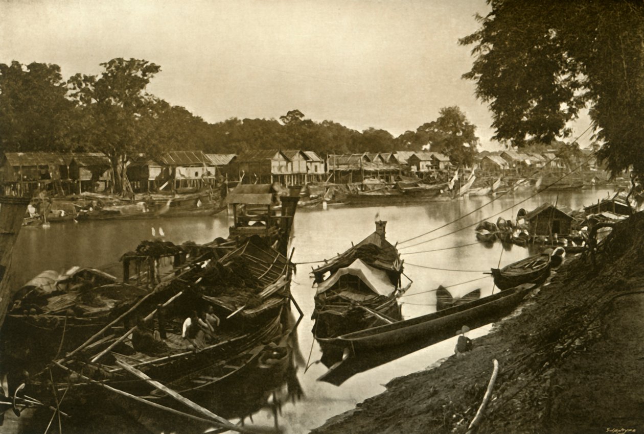 Mandalay, c1870, 1901. tekijältä Bourne and Shepherd
