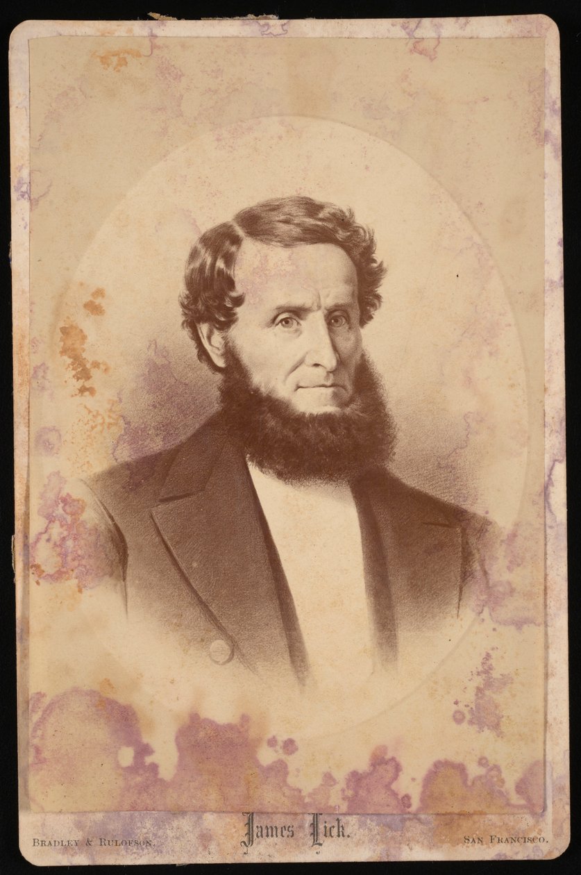 James Lickin muotokuva 1796-1876, ennen vuotta 1876. tekijältä Bradley and Rulofson