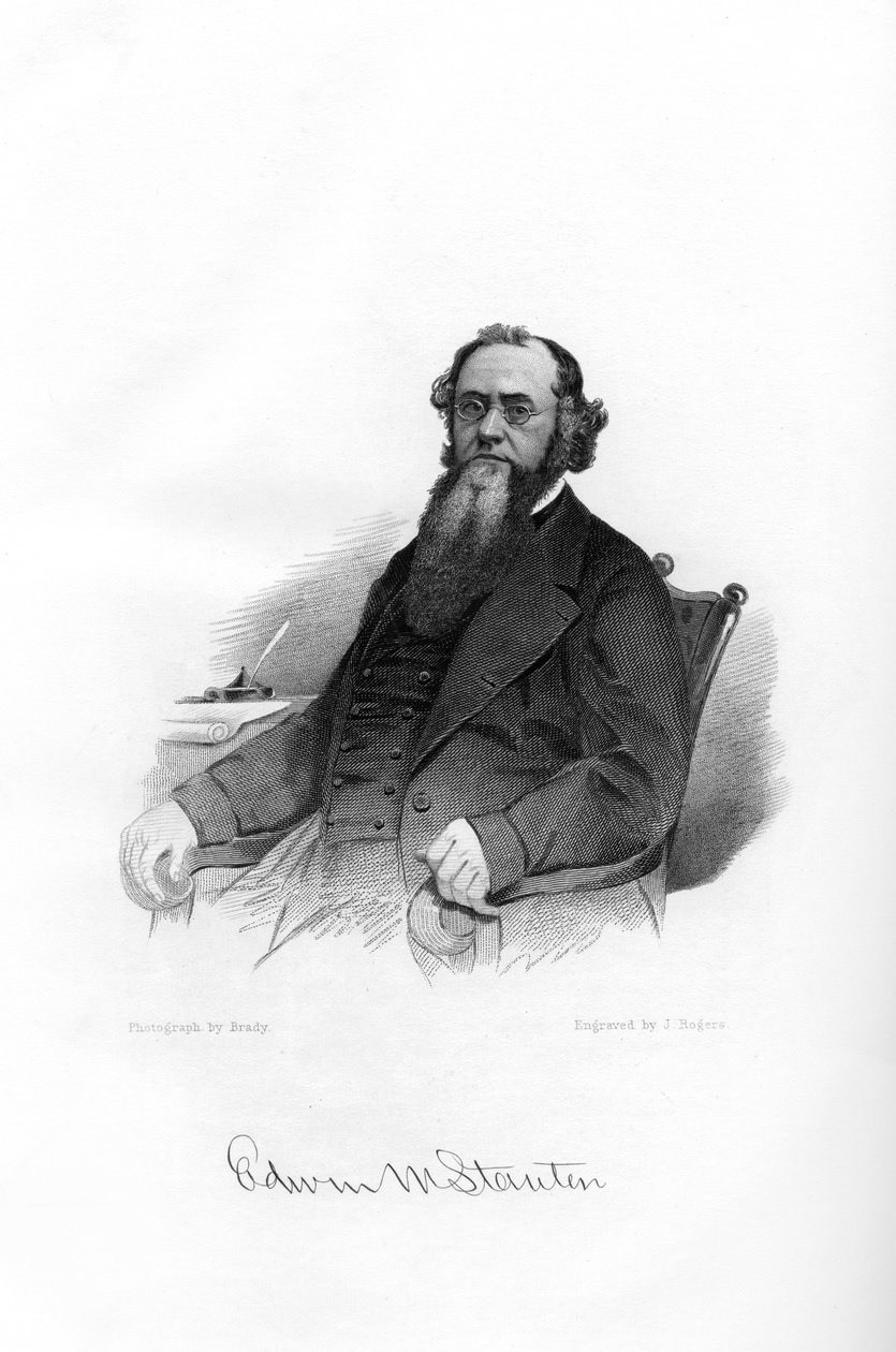 Edwin McMasters Stanton, yhdysvaltalainen lakimies, poliitikko, 1862-1867 tekijältä Brady