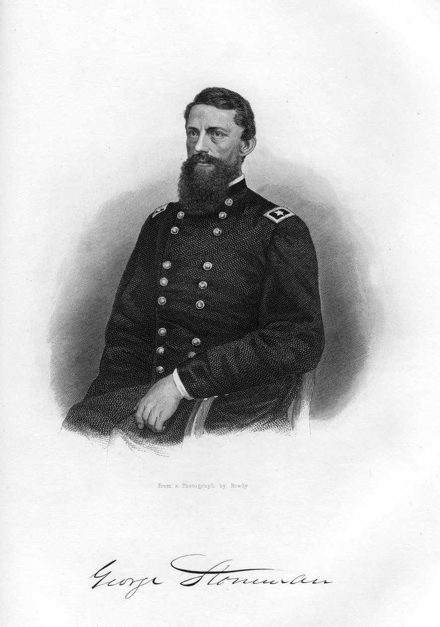 George Stoneman, unionin ratsuväen kenraali, 1862-1867. tekijältä Brady