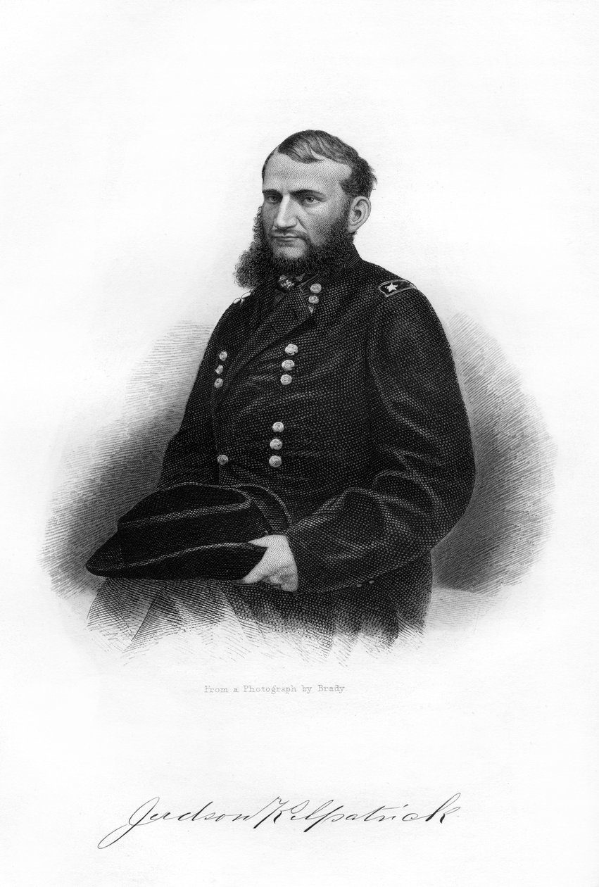 Hugh Judson Kilpatrick, American Unionin kenraalimajuri, 1862-1867. tekijältä Brady