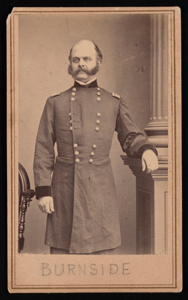 Ambrose Everett Burnsiden muotokuva 1824-1881, noin 1860-luku. tekijältä Brady