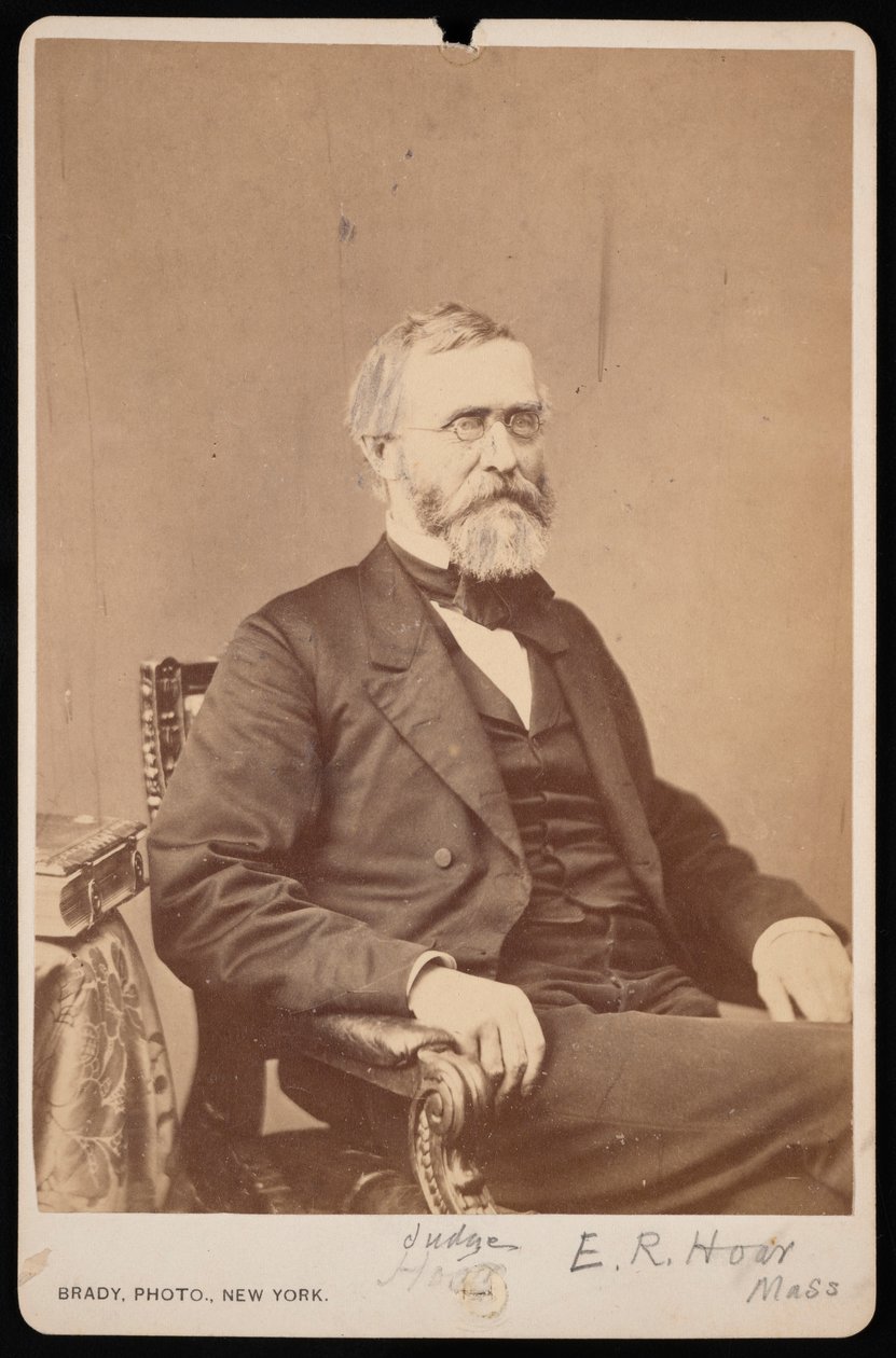 Ebenezer Rockwood Hoarin muotokuva 1816-1895, ennen vuotta 1895. tekijältä Brady