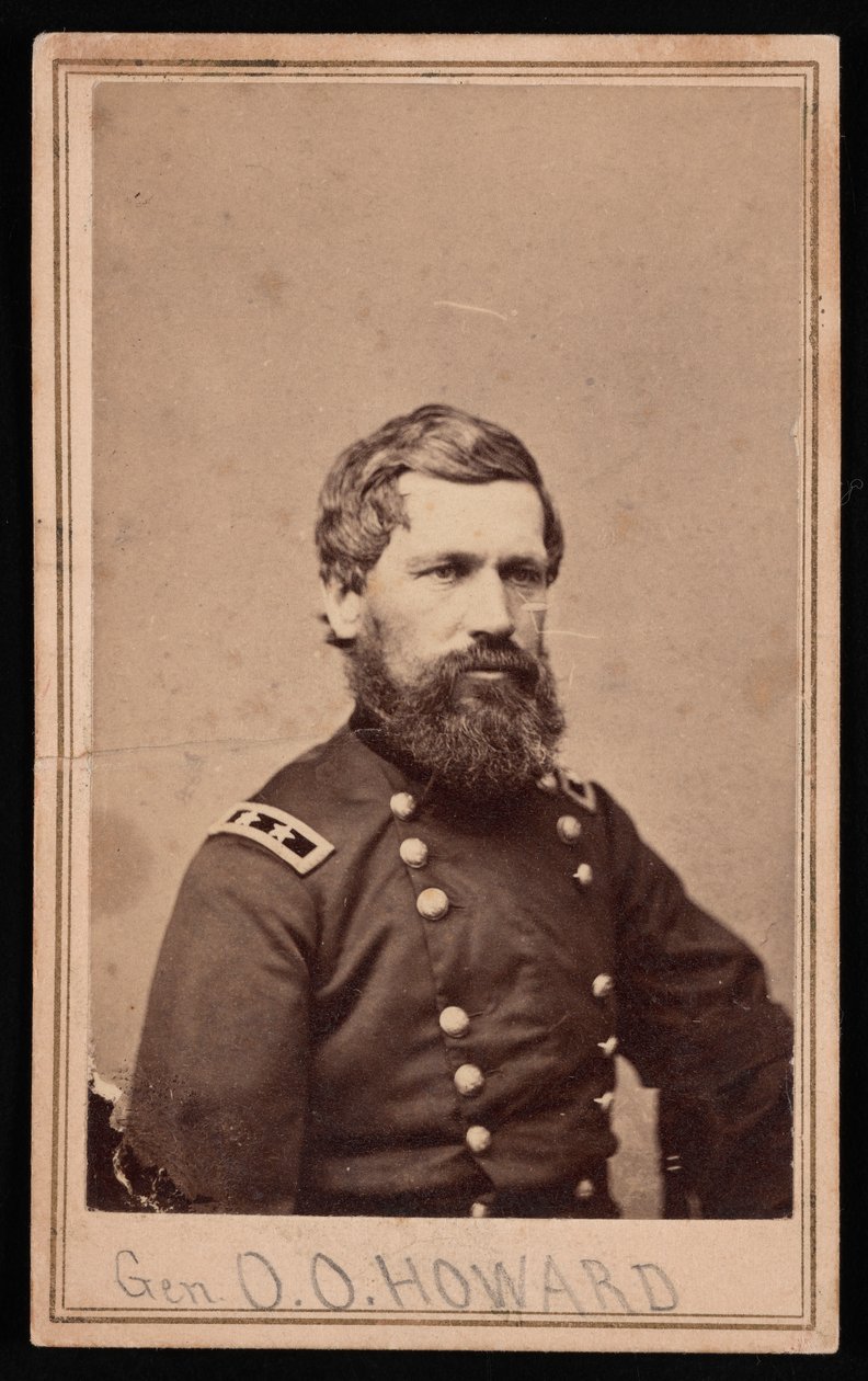 Kenraali Oliver Otis Howardin muotokuva 1830-1909, 1862-1869. tekijältä Brady