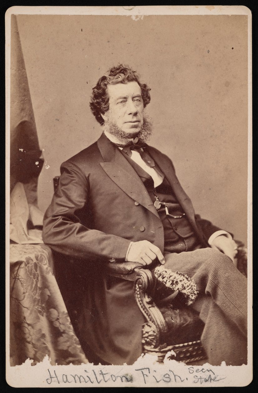 Hamilton Fishin muotokuva 1808-1893, ennen vuotta 1893. tekijältä Brady