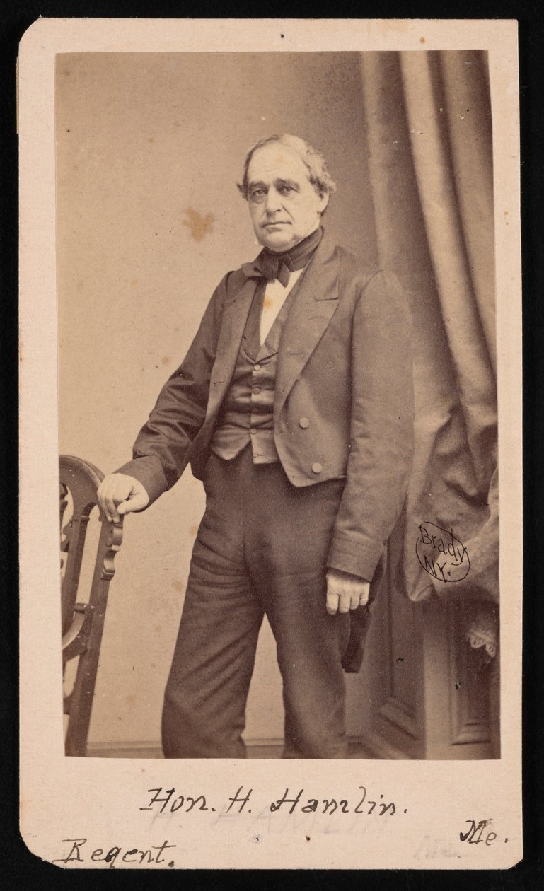 Hannibal Hamlinin muotokuva 1809-1891, 1857. tekijältä Brady