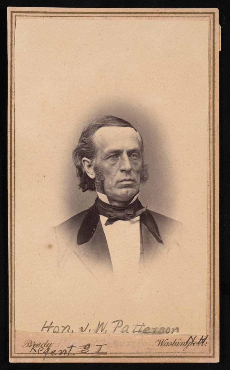 James Willis Pattersonin muotokuva 1823-1893, ennen vuotta 1869. tekijältä Brady