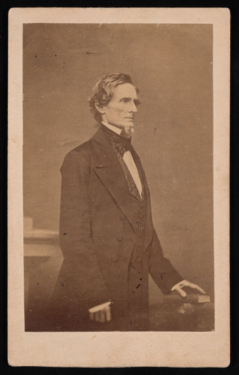 Jefferson Davisin muotokuva 1808-1889, 1887. tekijältä Brady