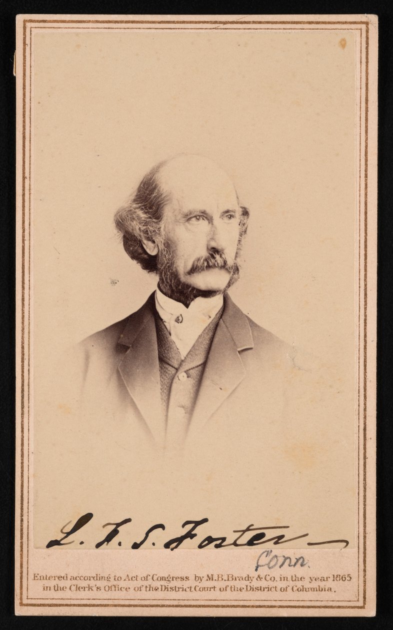 LaFayette Sabine Fosterin muotokuva 1806-1880, ennen vuotta 1869. tekijältä Brady