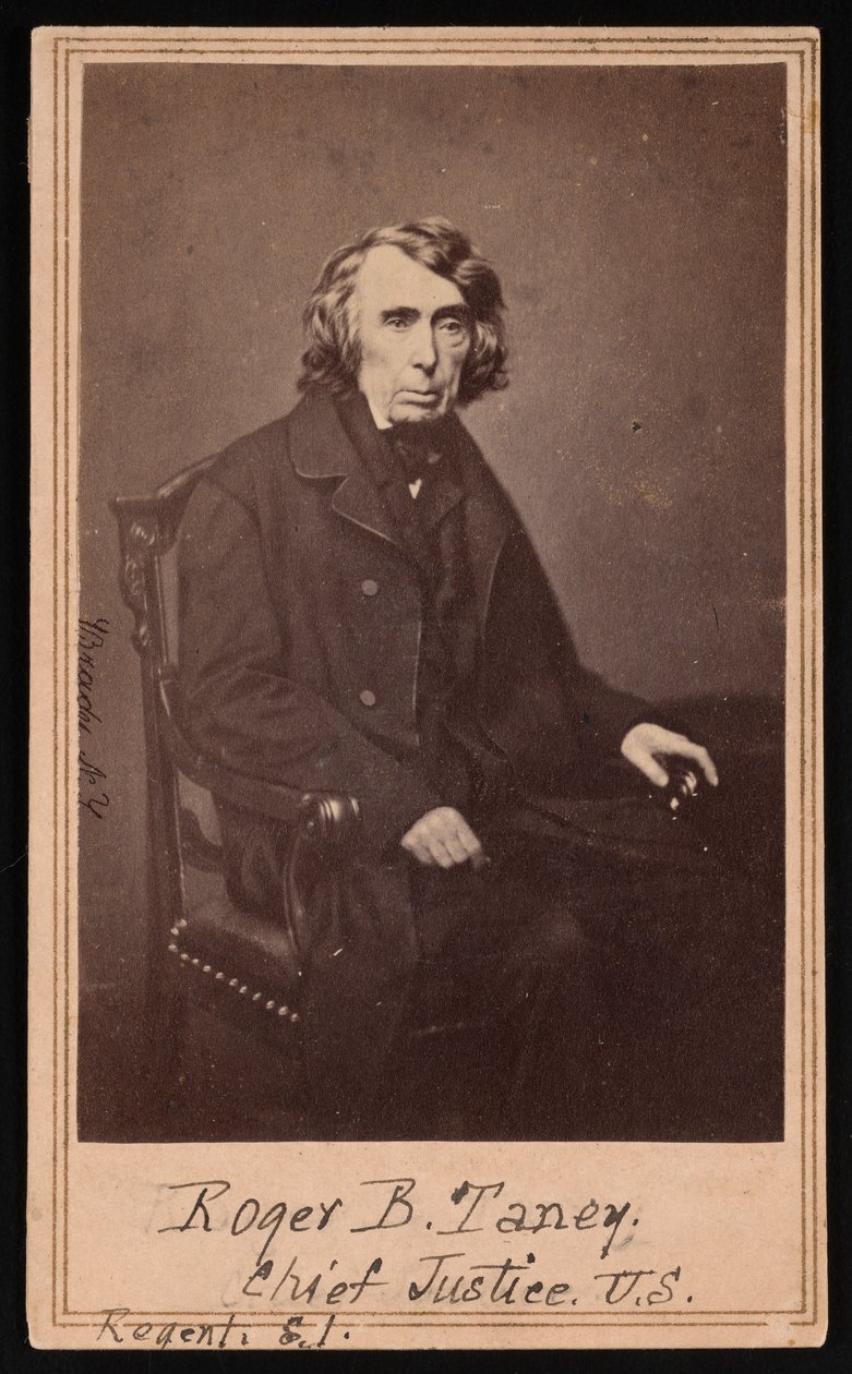 Roger Brooke Taneyn muotokuva 1777-1864, ennen vuotta 1864. tekijältä Brady