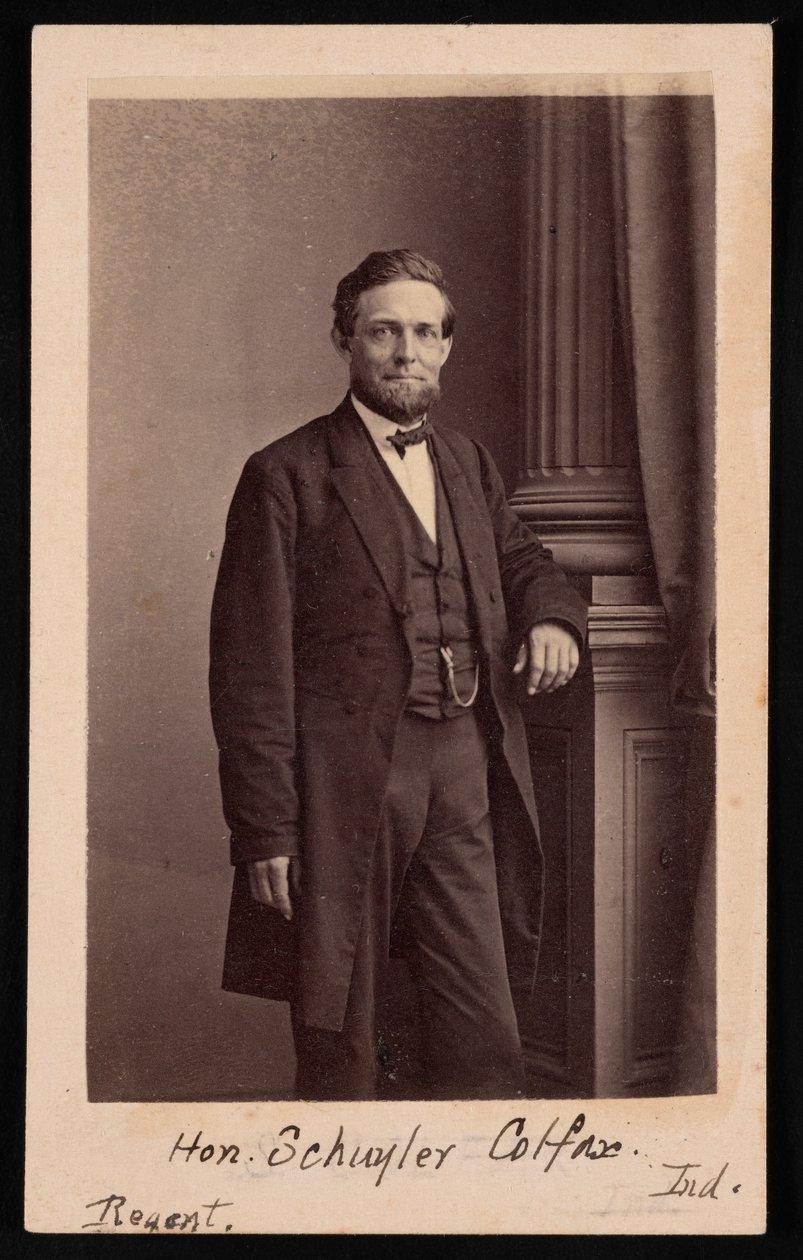 Muotokuva Schuyler Colfaxista 1823-1885, Ennen vuotta 1885. tekijältä Brady