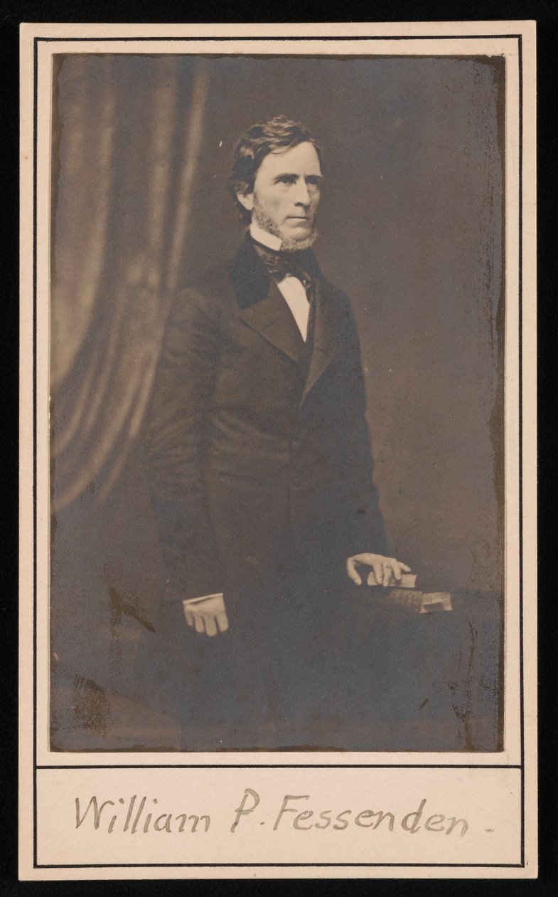 William Pitt Fessendenin muotokuva 1806-1869, Ennen vuotta 1869. tekijältä Brady