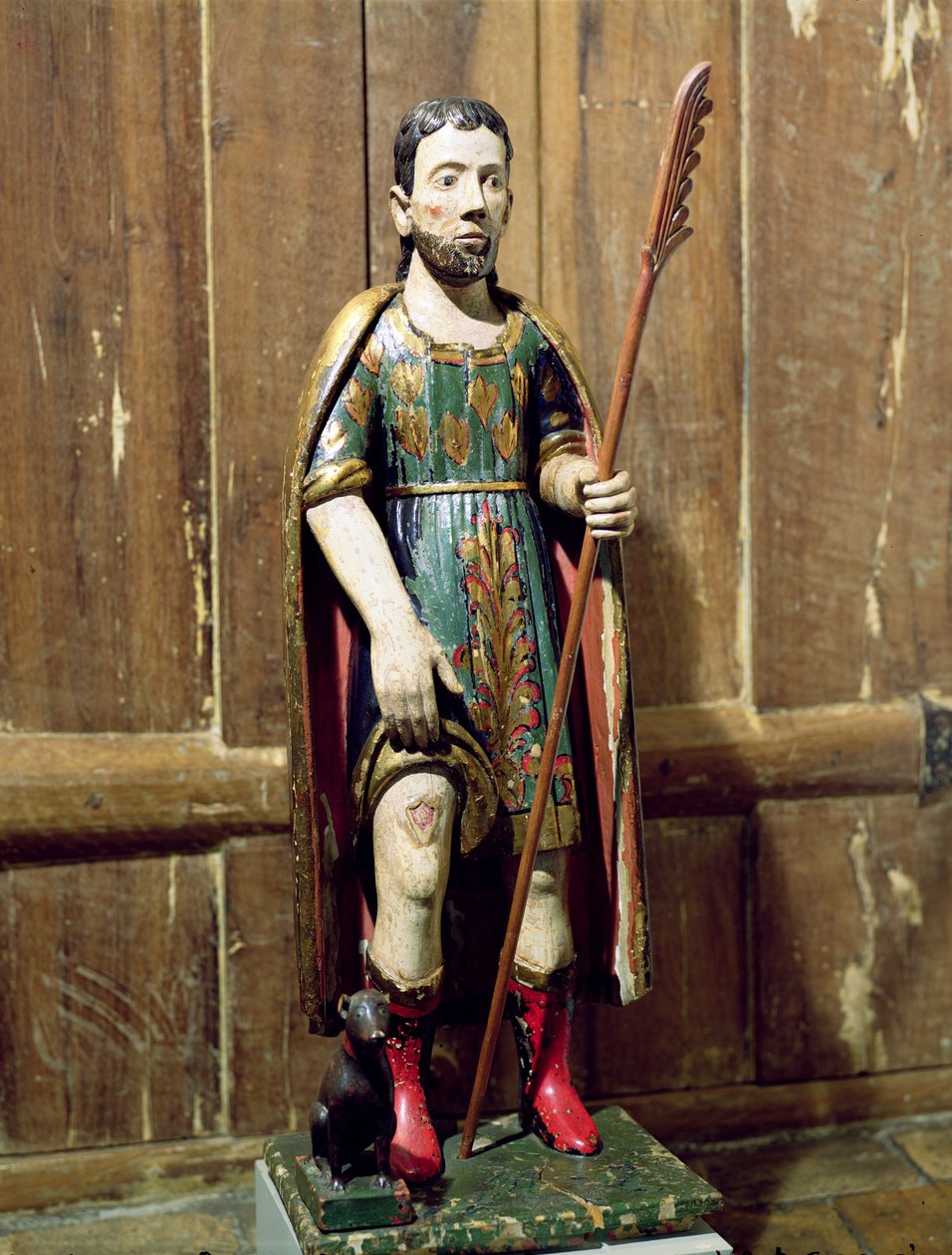 St. Rocco (1295-1327) (monivärinen puu) tekijältä Brazilian School