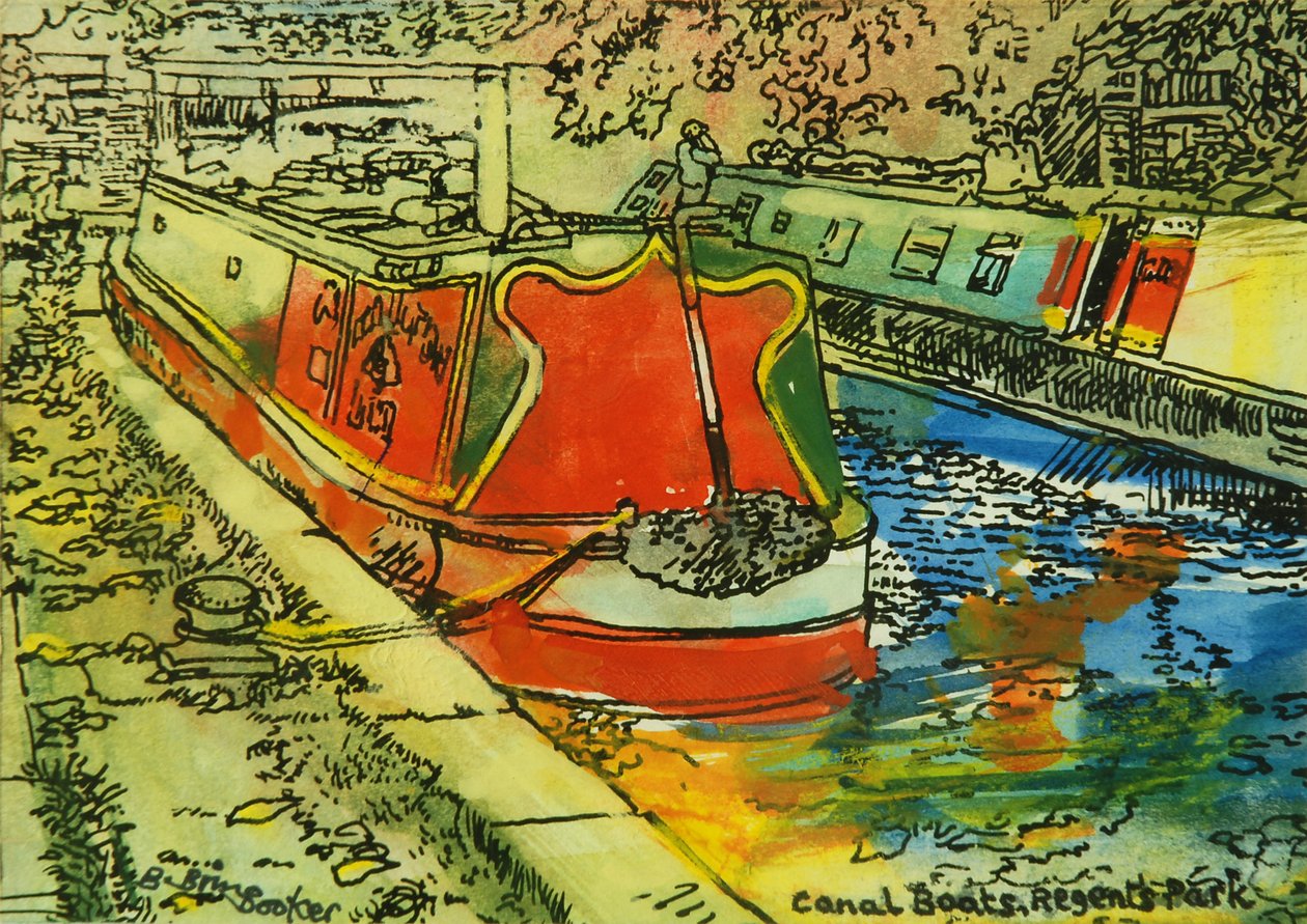 Canal Boats, Camden tekijältä Brenda Brin Booker