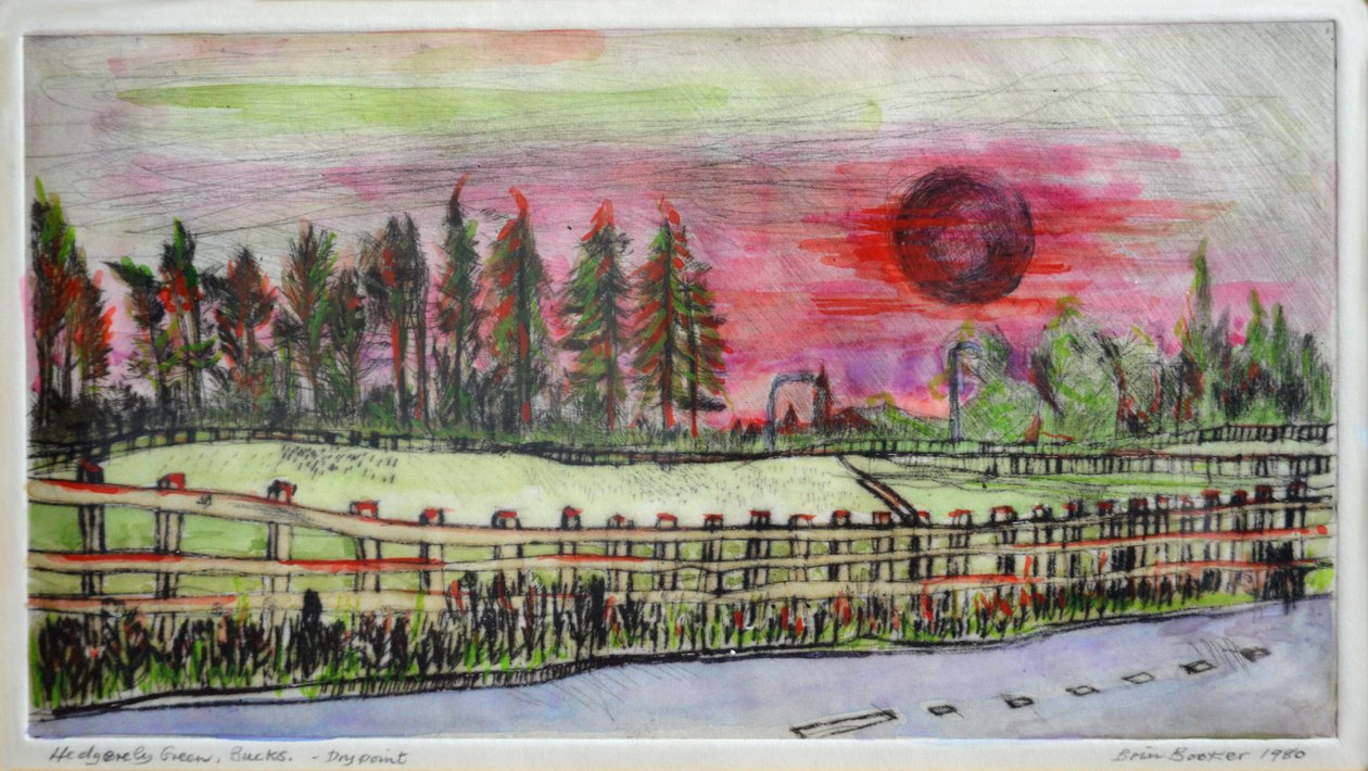 Auringonlasku, Hedgerley Green tekijältä Brenda Brin Booker