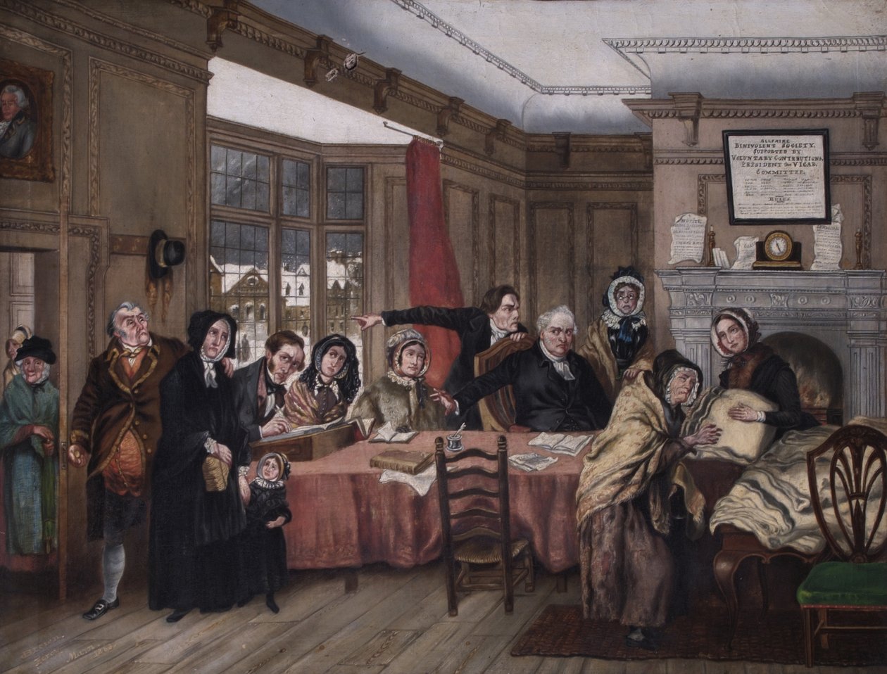 Allfaire Benevolent Society, 1863 tekijältä Brian Percy Mann