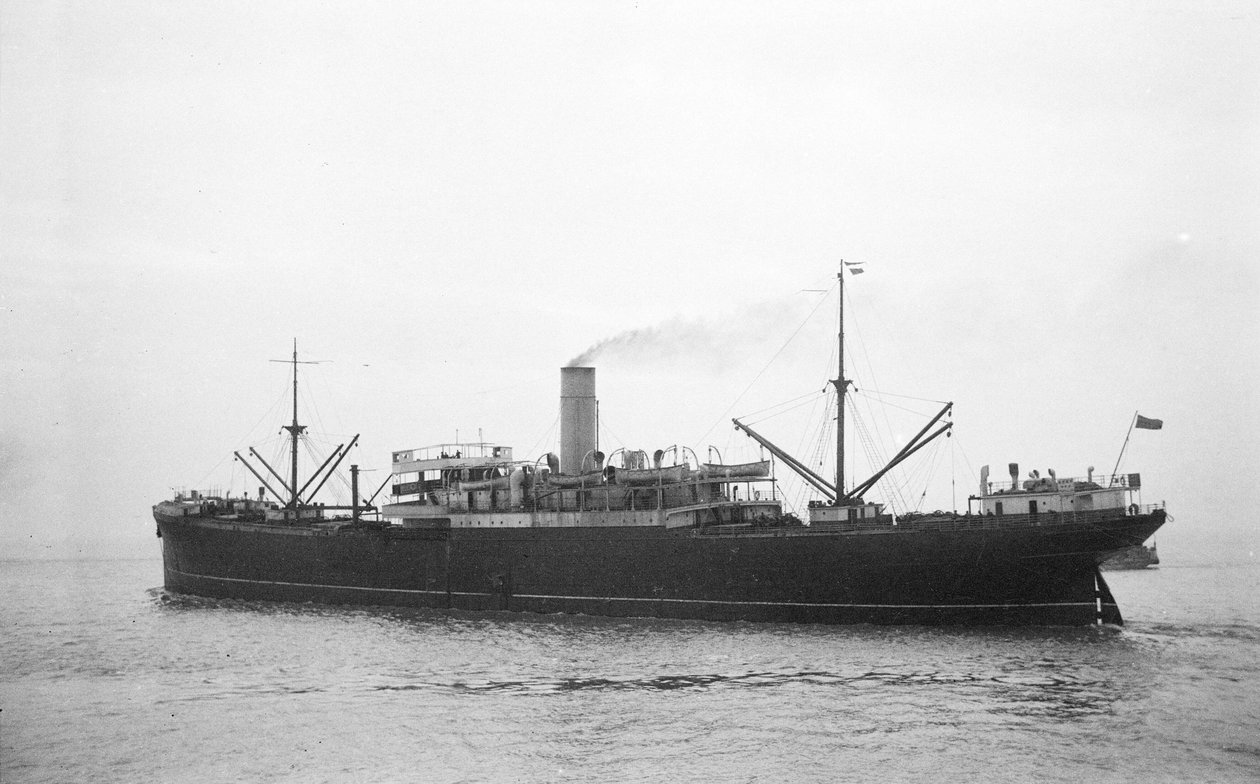 Opawa (1906) käynnissä Avonmouthin lähellä tekijältä Brigadier L. R. E. Fayle