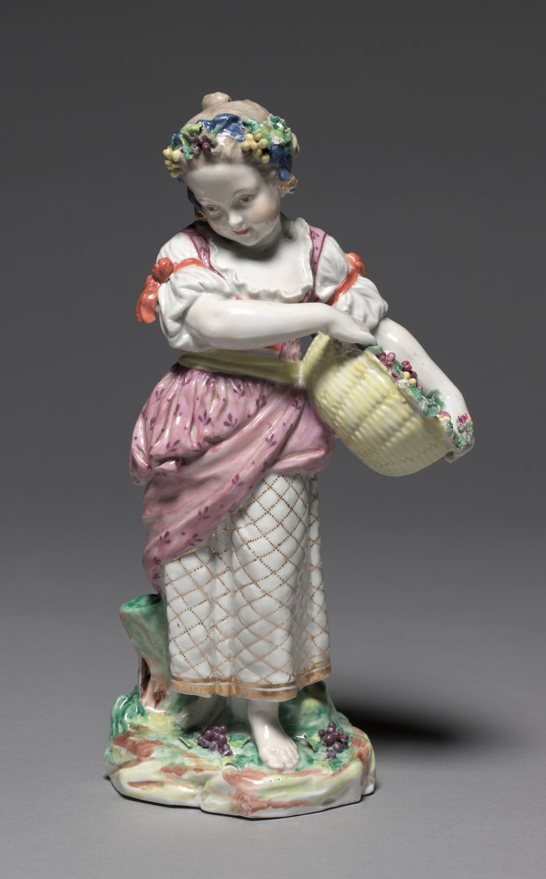 Syksyn hahmo neljästä vuodenajasta, n. 1775. tekijältä Bristol Porcelain Factory