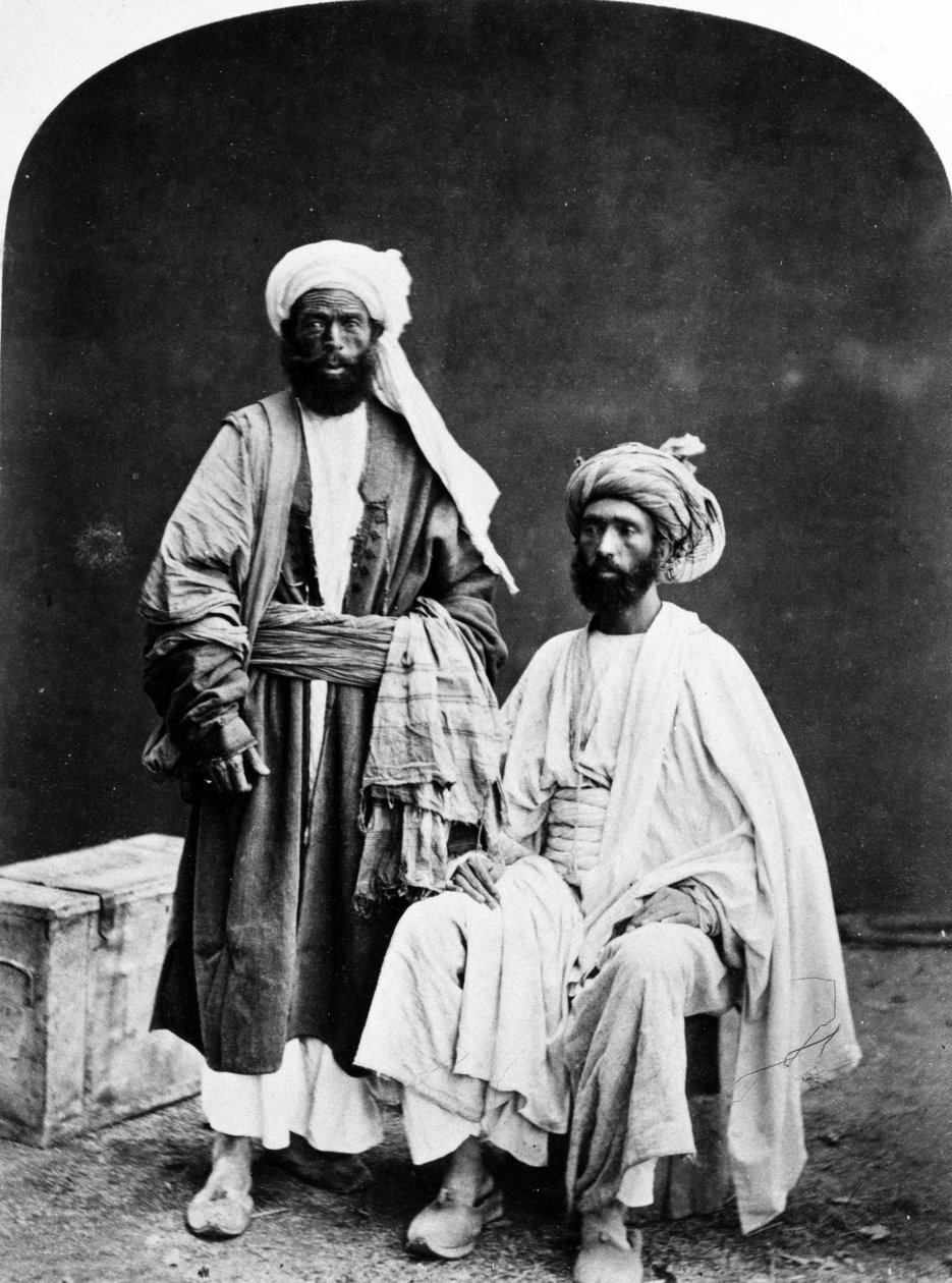 Afganistanin kauppiaat, noin 1860-70-luvut tekijältä British Photographer