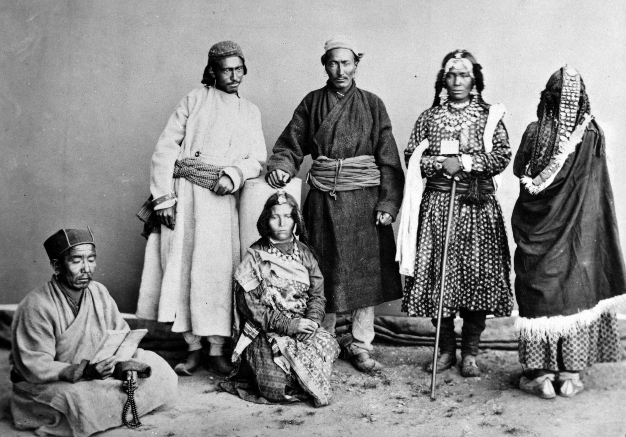 Bot People of Ladakh, noin 1860-luku tekijältä British Photographer