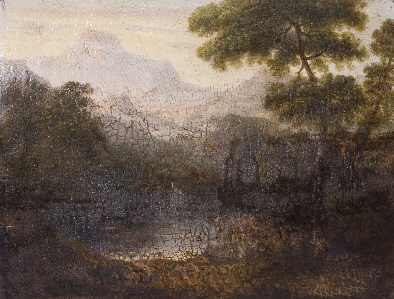 Vuoristoinen maisema, n. 1788 tekijältä British School