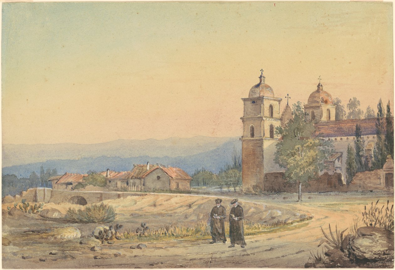 Santa Barbaran kirkko tekijältä British 19th Century