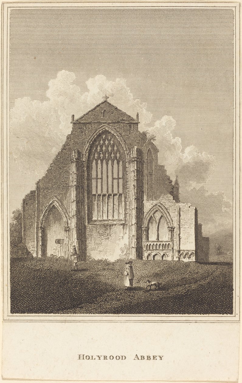 Holyrood Abbey tekijältä British 19th Century