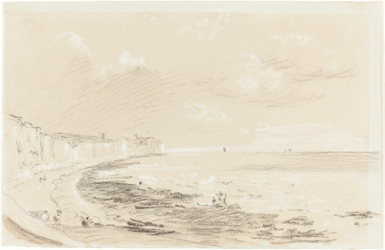 Meren rannikkokohtaus tekijältä British 19th Century