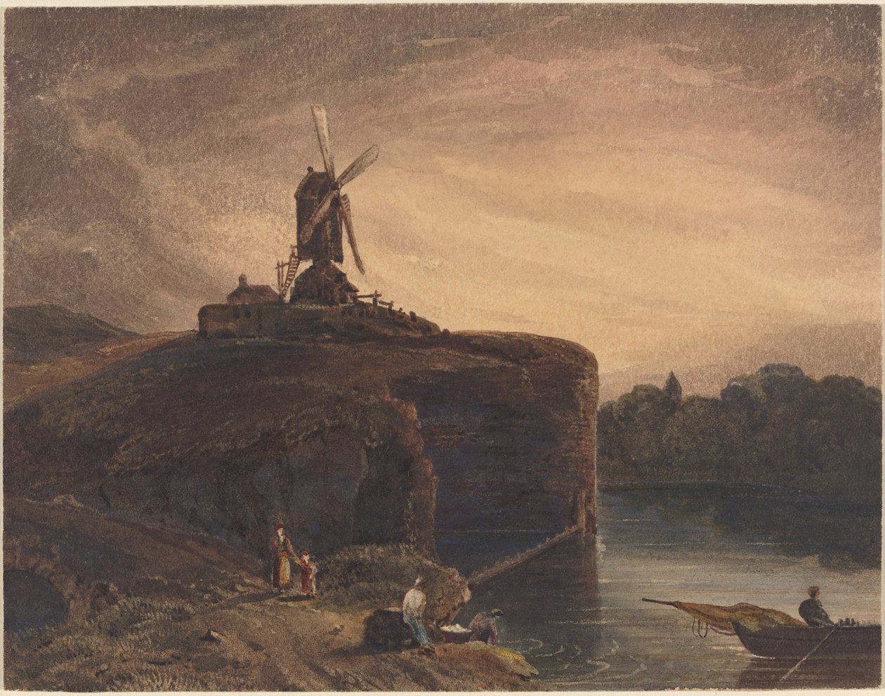 Mylly tekijältä British 19th Century after Rembrandt van Rijn